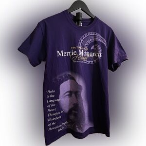 2016 Merrie Monarch Festival Purple Graphic Tee